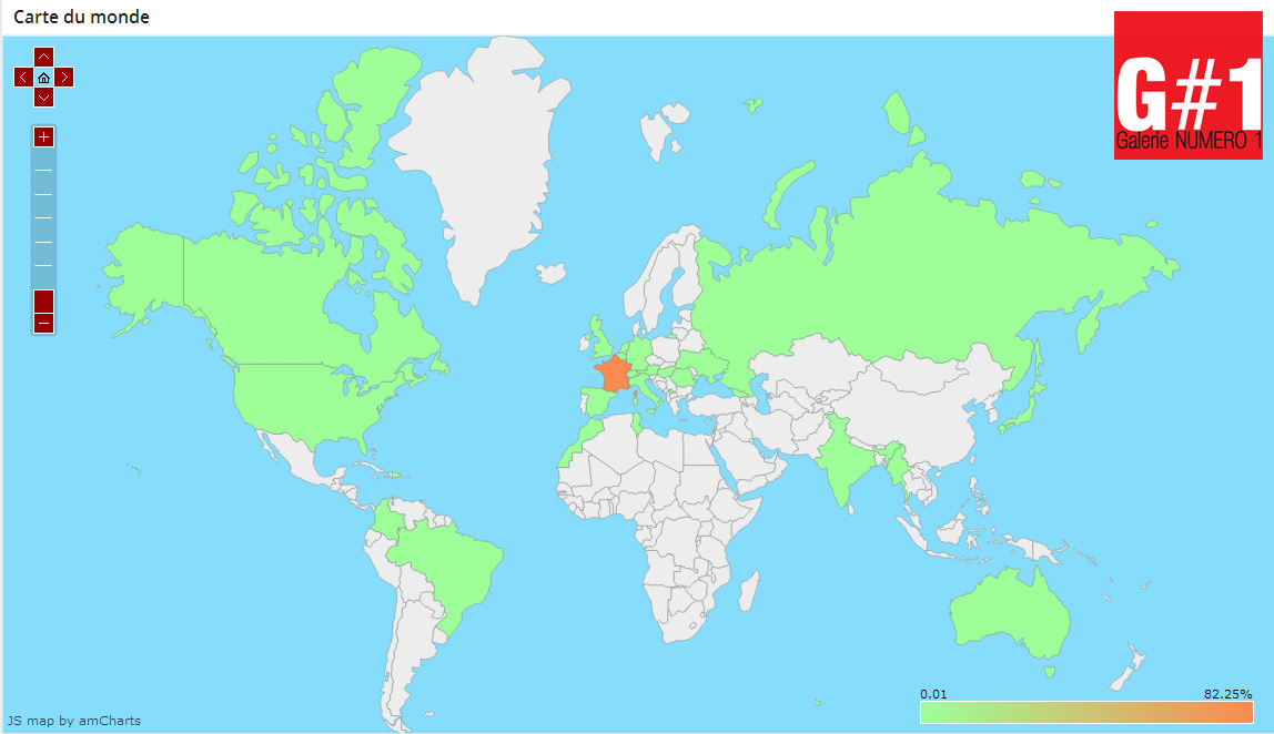 Avec Galerie Numéro 1 visible dans le monde entier !