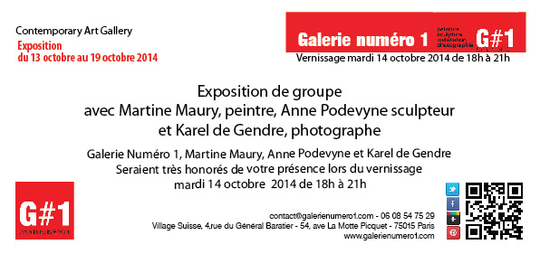 Exposition Martine Maury, peintre et Anne Podevyne, sculpteur