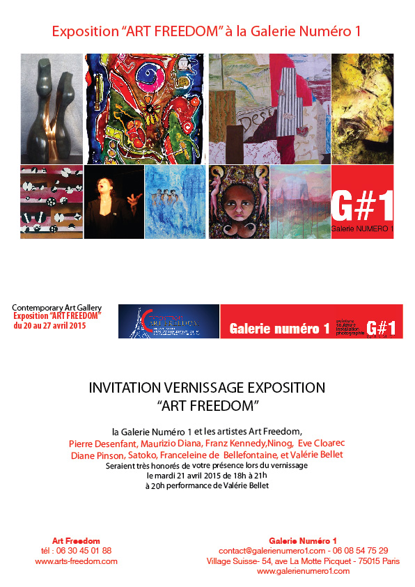 Exposition Artistes Art Freedom