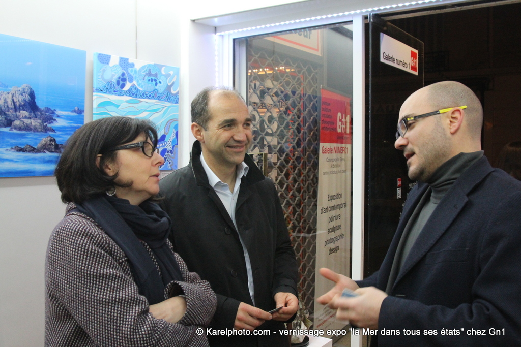 vernissage expo la Mer dans tous ses états chez Gn1