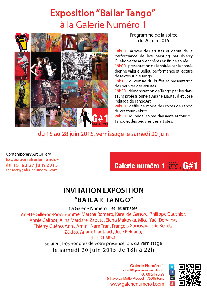 Expo BAILAR TANGO : danse  et Tango