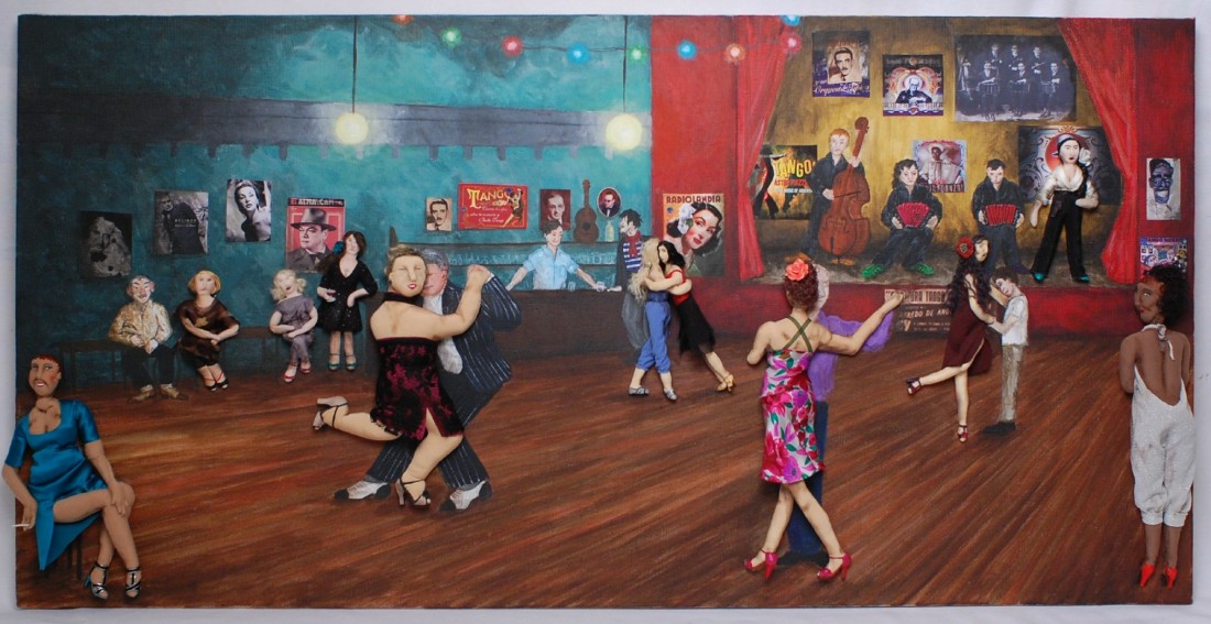 La peinture et le Tango s’exposent chez G#1