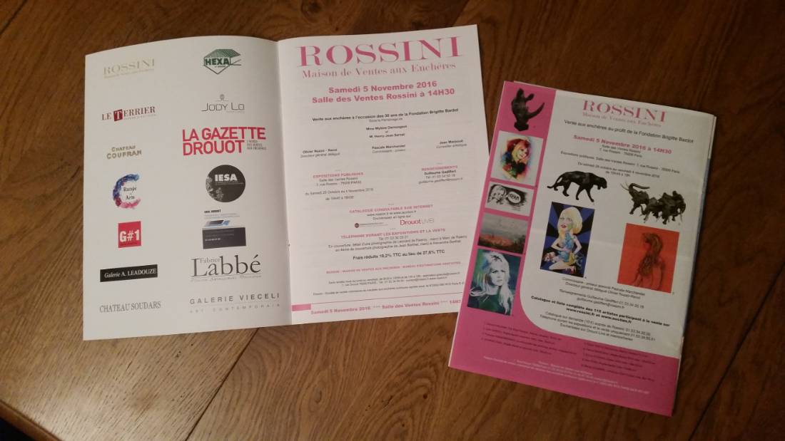 Exposition vente Rossini en place