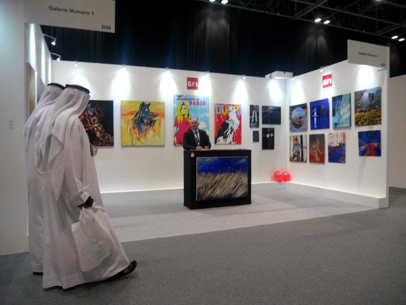 Gn1 expose au World Art Dubaï